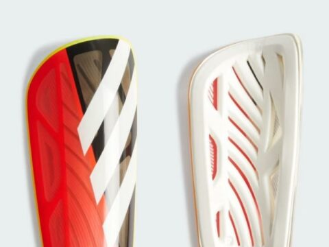 Adidas Tiro League leggskinner rød/svart/hvit