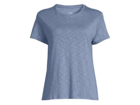 Casall Soft Texture Tee, sense blue