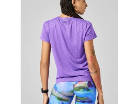 Casall Soft Texture Tee, lavender