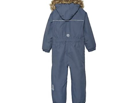 Color Kids Coverall w fake fur, turbulence