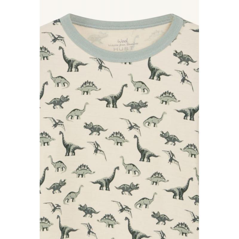 Hust & Claire Hust&Claire Abba genser med dinosaur, jade green Alvdal-Tynset Sport, Tynset 1