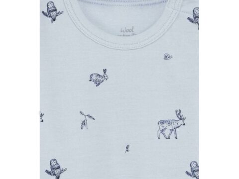 Hust & Claire Hust&Claire Baloo body med dyr, cloud blue