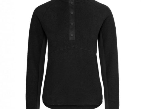 Johaug Fusion Pile Henley, Black