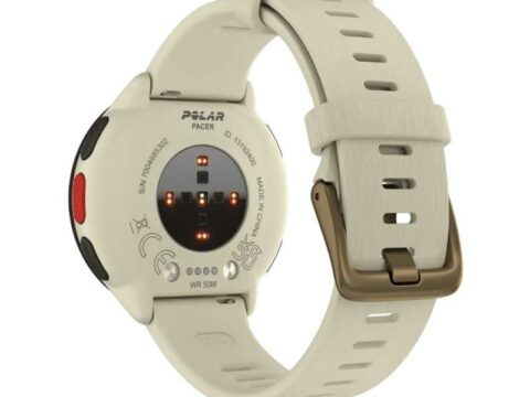 Polar Pacer Cloud White