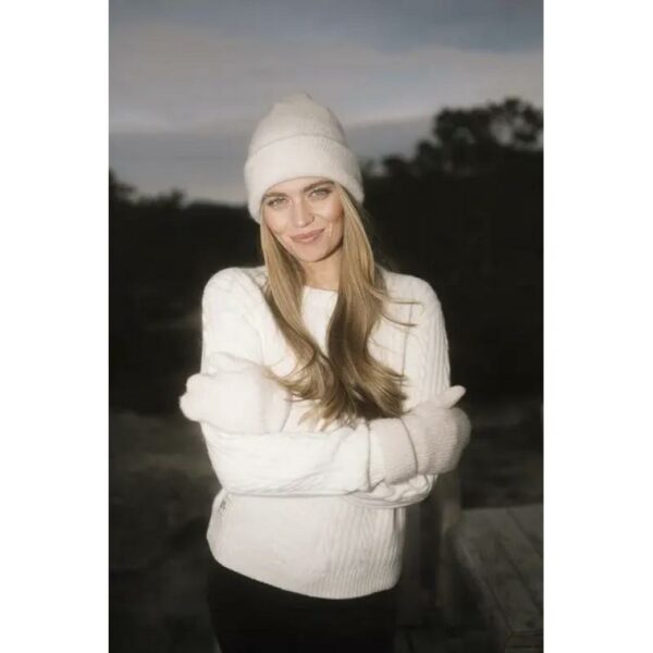 Twentyfour Twentyfour Finse Cable Ullgenser Dame, hvit 12135 Alvdal-Tynset Sport, Tynset 1