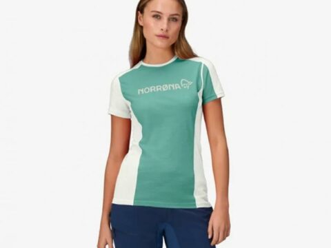 Norrøna Falketind equaliser merino T-shirt W’s, malachite green