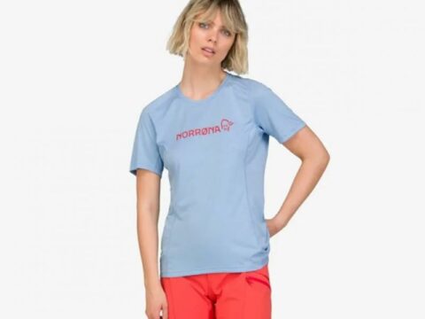 Norrøna Equaliser lightweight T-shirt W’s, frozen fjord