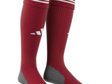 Adidas ADI 23 fotballstrømper, rød/hvit