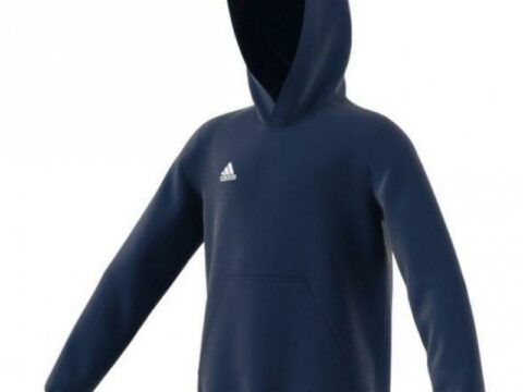 Adidas Entrada 22 Hettegenser junior, mørk blå