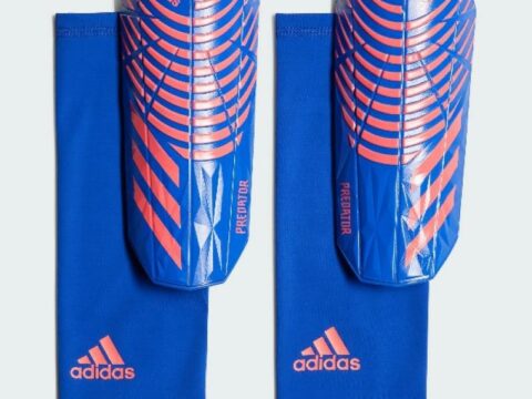 Adidas Predator League Leggskinner blå/rød/hvit