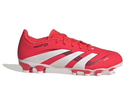Adidas Predator League fotballsko junior Mg, rød/ hvit