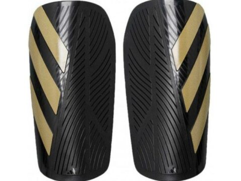 Adidas Tiro EU Club leggskinn, sort/gull