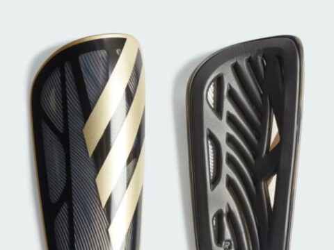 Adidas Tiro League leggskinn, sort/gull