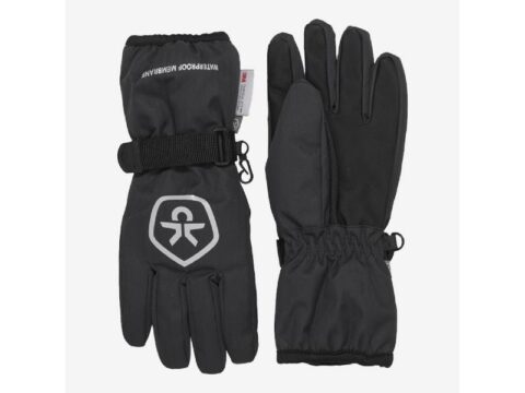 Color Kids Gloves Waterproof, black