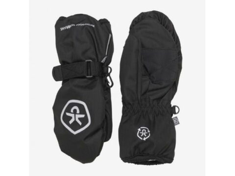 Color Kids Mittens Waterproof, black