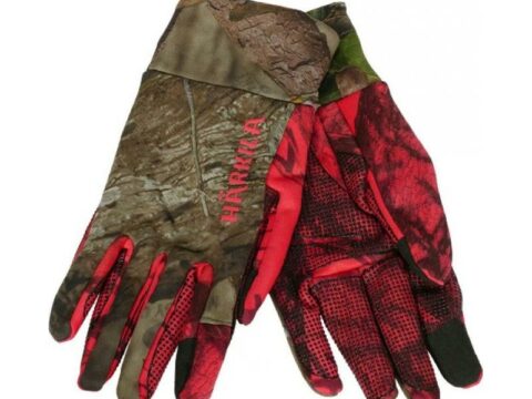 HÄRKILA Moose Hunter 2.0 fleecehanske MossyOak Red