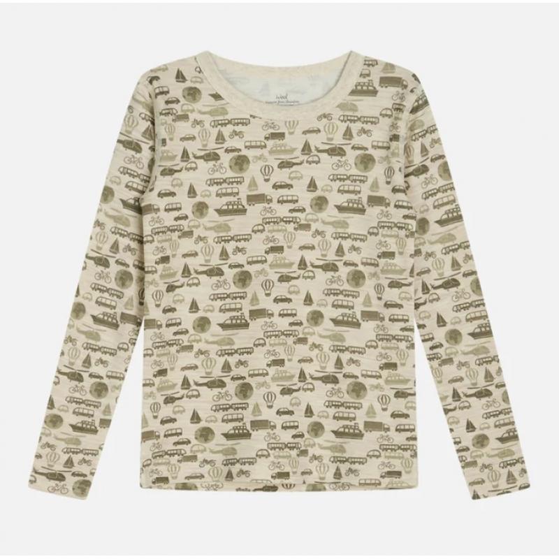 Hust & Claire Hust&Claire Abba genser med biler, wheat melange Alvdal-Tynset Sport 1