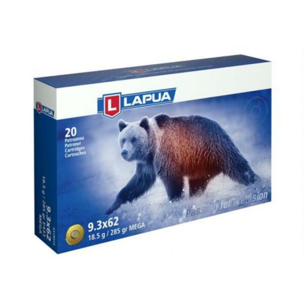 LAPUA SP Mega 9,3x62 18,5g- 285grs 20 stk Alvdal-Tynset Sport 1