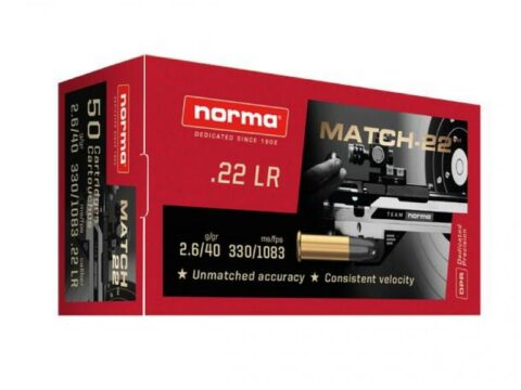 Norma Match 22LR – 500 stk
