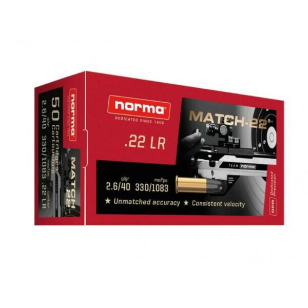 NORMA Match 22LR - 500 stk Alvdal-Tynset Sport 1