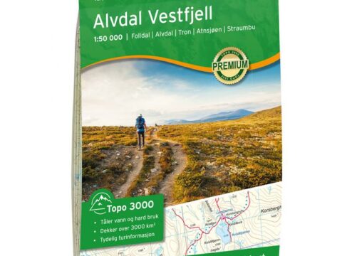 Nordeca Alvdal Vestfjell 1:50 000