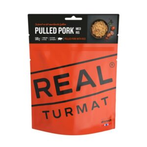 Real Turmat Pulled pork med ris 500 gr 5217 Alvdal-Tynset Sport 1