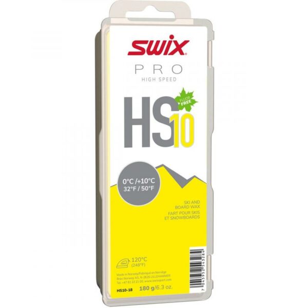 Swix HS10 Yellow, 0°C-+10°C, 180g HS10-18 Alvdal-Tynset Sport 1