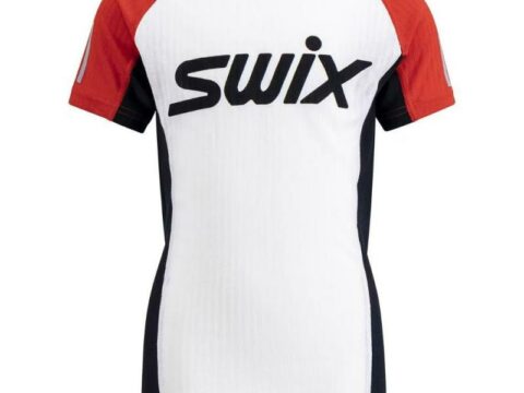 Swix Roadline Racex Short Sleeve Jr, bright white