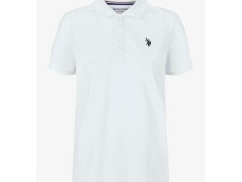 U.S. Polo Assn. Alma Pique dame, hvit