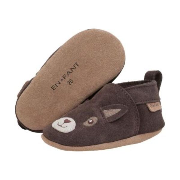 En Fant En Fant Animal Semsket Slippers, chocolate brown Alvdal-Tynset Sport, Tynset 1
