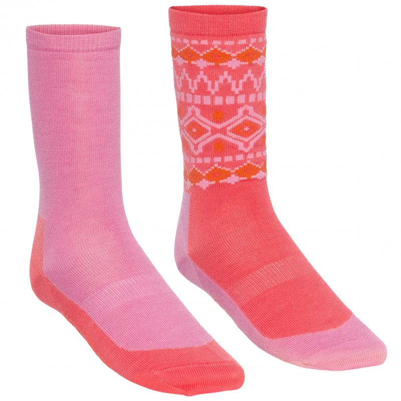 Kari Traa Nina 2pk ullsokker, rosa