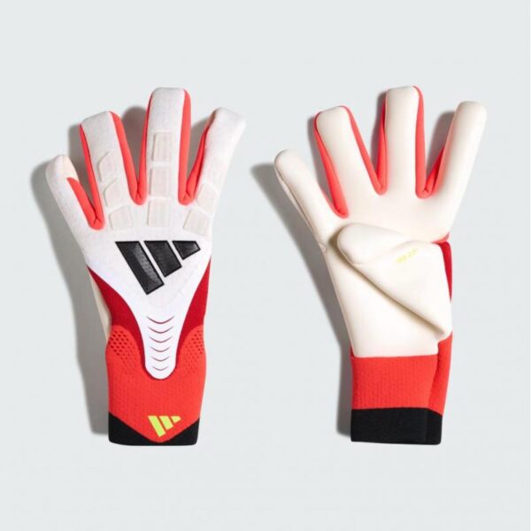 Adidas Predator Pro keeperhansker, hvit/ rød/ svart