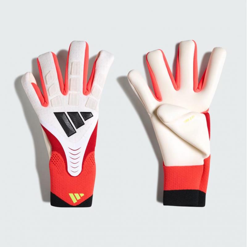 Adidas Predator Pro keeperhansker, hvit/ rød/ svart