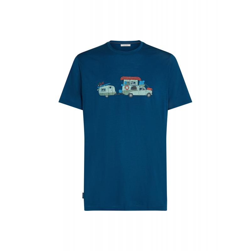 Icebreaker M Mer 150 Tech Lite Ss Tee Transportage, atlantis