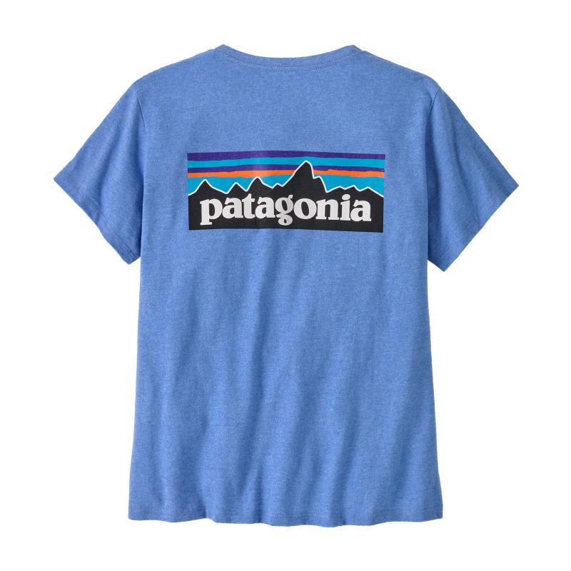 Patagonia W´S P-6 Logo Responsibili-Tee, blue