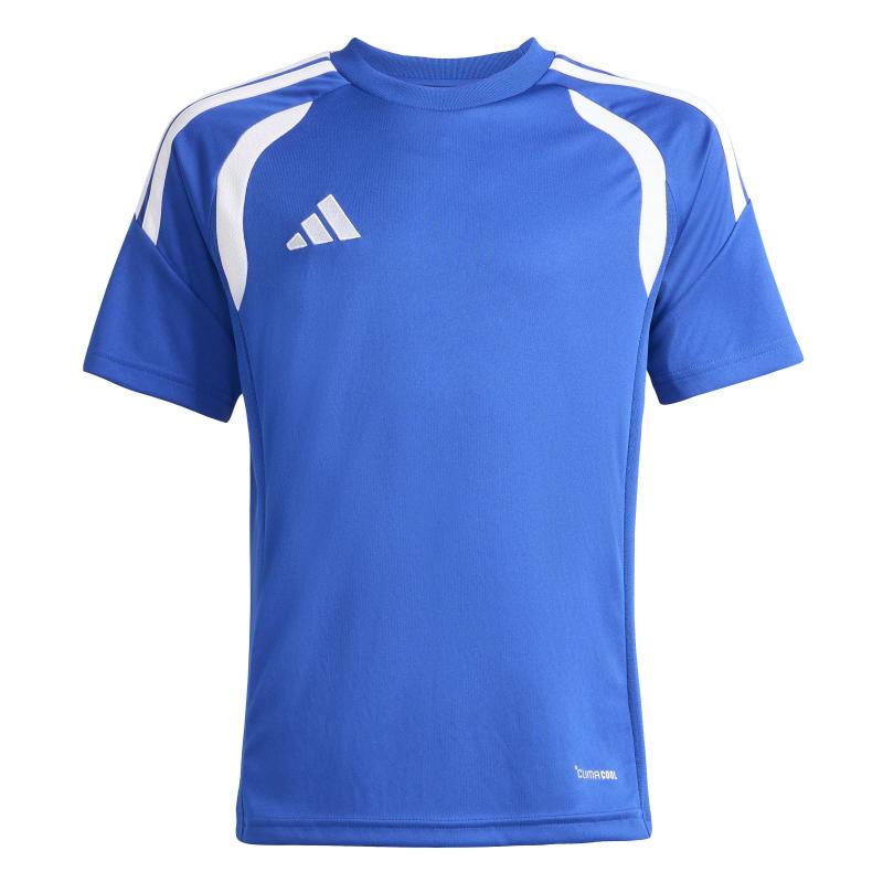 Adidas Tiro26l  T-skjorte junior, blå/ hvit