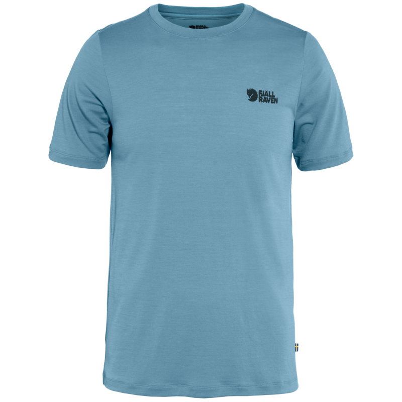 Fjällräven Abisko Wool Logo SS M, dawn blue