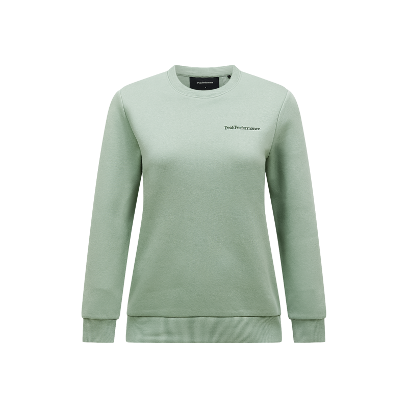 Peak Performance W Original Small Logo Crew dame, green valley