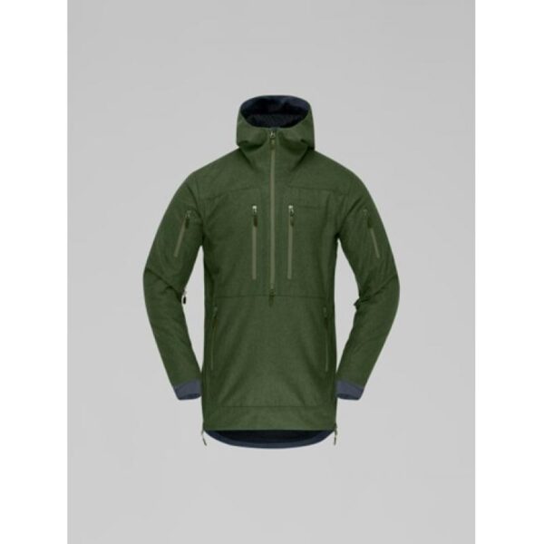 Norrøna Kvinnherad Wool Smock jakke, olive night