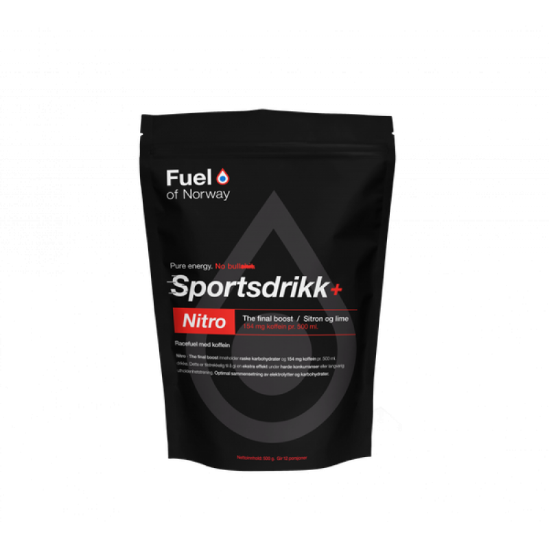 Fuel of Norway Fuel Sportsdrikke Nitro m-koffein 0,5kg 5501 Alvdal-Tynset Sport 1