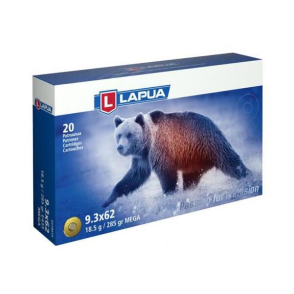 LAPUA SP Mega 9,3x62 18,5g- 285grs 20 stk Alvdal-Tynset Sport 1