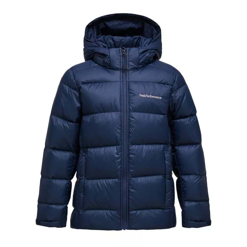 Peak Performance Jr Frost Down Puffer Jacket, blue shadow