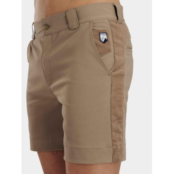WoolLand Romsdalseggen Shorts cord herre, driftwood