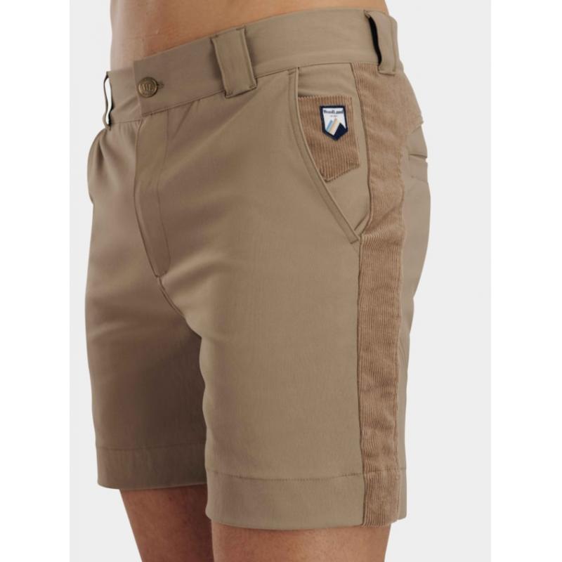 WoolLand Romsdalseggen Shorts cord herre, driftwood