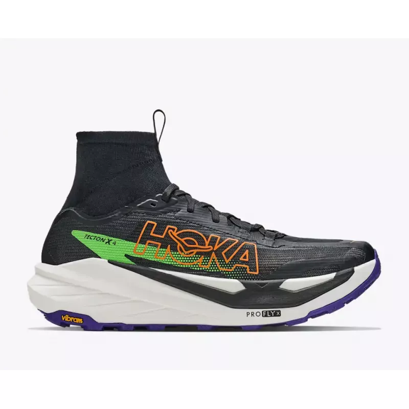 Hoka One One M Tecton X 4, black/neopn green